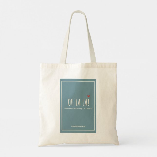 "Oh La La" Bolsa Tote (Reverso)