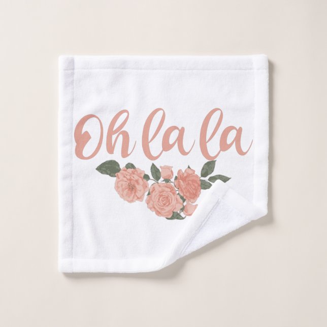 Oh La La - Floral de canto francés (Toallita)
