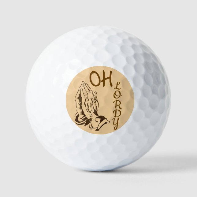 Oh Lordy Pelotas de Golf (Anverso)