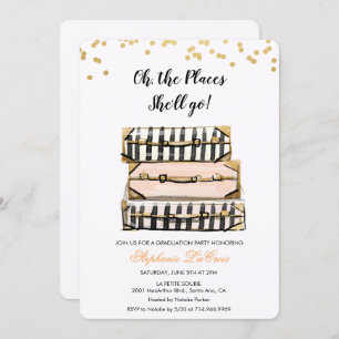 Oh Los Lugares A Los Que Va A Ir Invitación De Gra