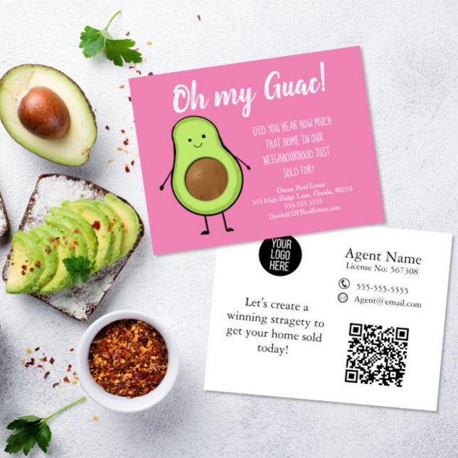 Oh mi aguacate de la tarjeta postal del realtor de (Subido por el creador)