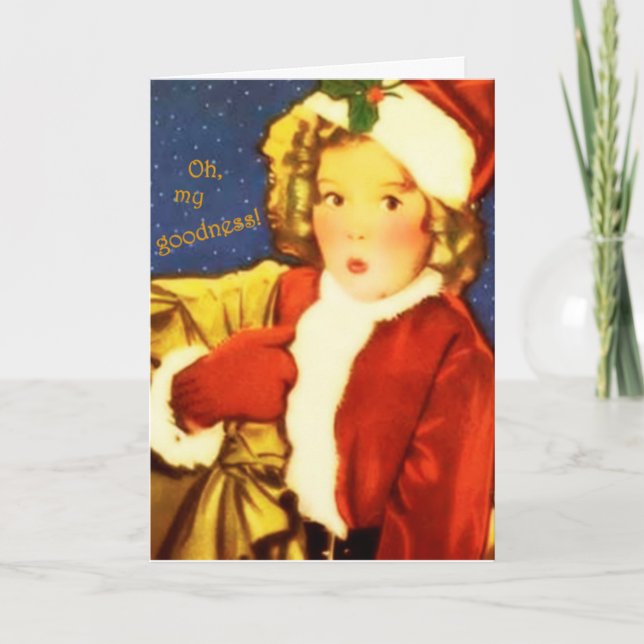 ¡Oh, mi calidad! Tarjeta de Navidad (Anverso)