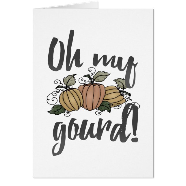 ¡Oh, Mi Gourd! Calabazas divertidas (Frente)