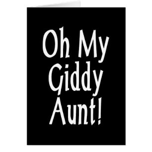 ¡Oh, Mi Tía Giddy! Tarjeta