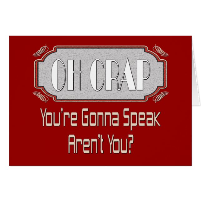 Oh mierda (Anverso (Horizontal))