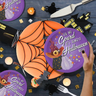 Oh My Gourd ¡Ya casi es Halloween!  Platos de Post