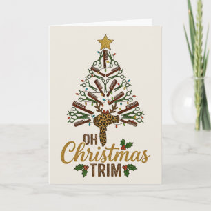 Oh Navidad Corta Peluquería Salón Árbol de Navidad