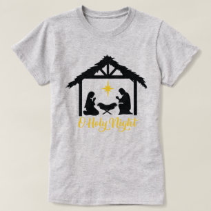 Oh Navidades de la Santa Noche festejan camiseta d