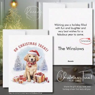 Oh Navidades tratan la tarjeta de Navidades planos