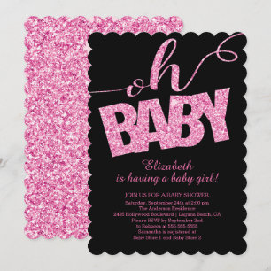 ¡Oh, nena! Invitación a Baby Shower de Purpurina r