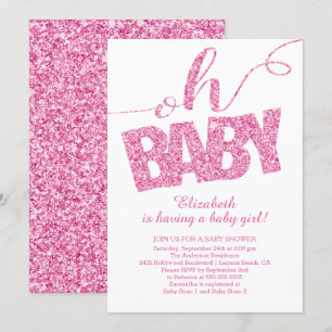 ¡Oh, nena! Invitación a Baby Shower de Purpurina r
