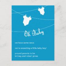 ¡Oh, nena! Invitación de embarazo