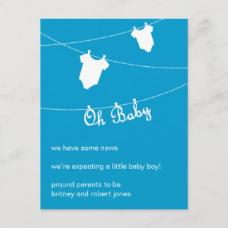 ¡Oh, nena! Invitación de embarazo