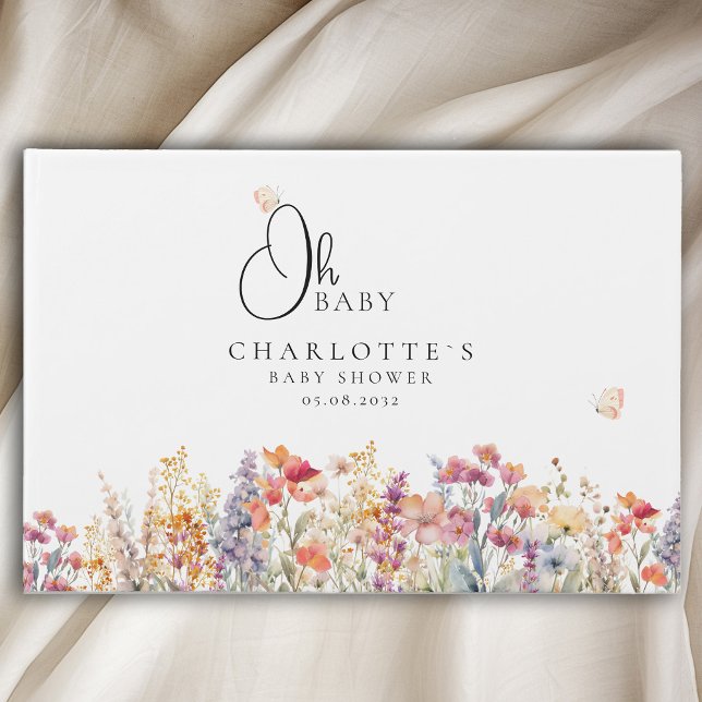 ¡Oh, nena! Libro de invitado de flores silvestres (Subido por el creador)