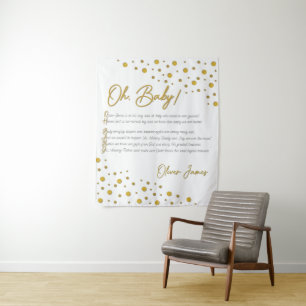 ¡Oh, nena! Tapiz Baby Shower Backdrop-XL-2