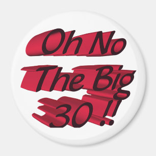 Oh ningún el imán grande 30