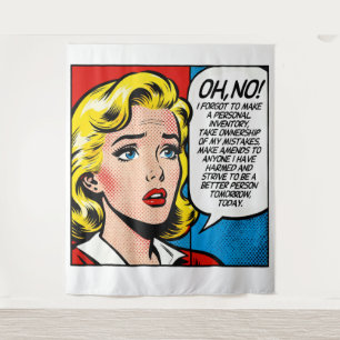 OH NO Arte de Pared Tapiz