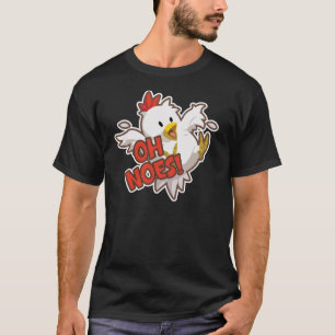 ¡Oh no! Camiseta oscura para hombre