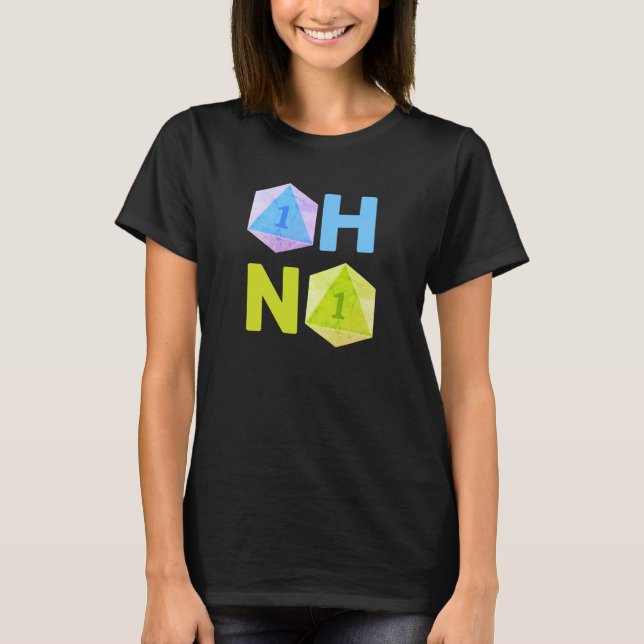 Oh No Gaming Dice Camiseta de las mujeres (Anverso)