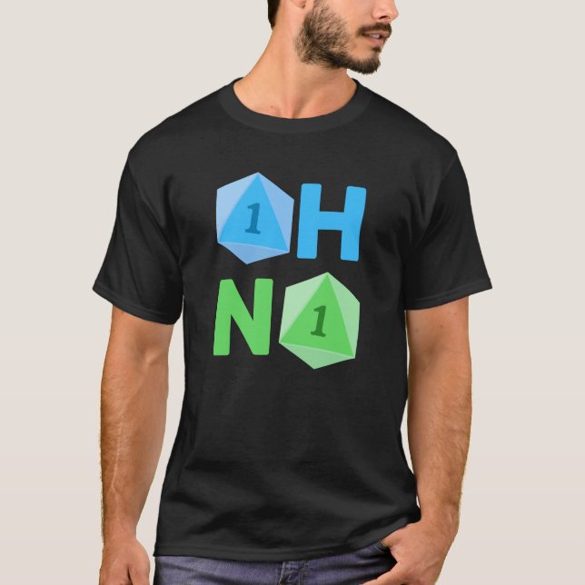 Oh No Graciosa Camiseta D20 (Anverso)