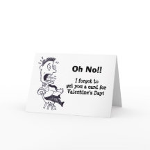 Oh No Olvidé Tu Tarjeta El día de San Valentín