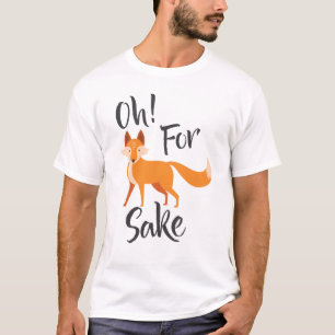 oh para la camiseta del motivo del zorro