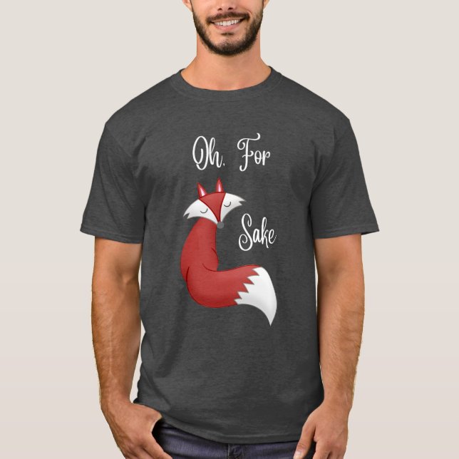 Oh, para la camiseta Fox Sake (diseño para T de co (Anverso)