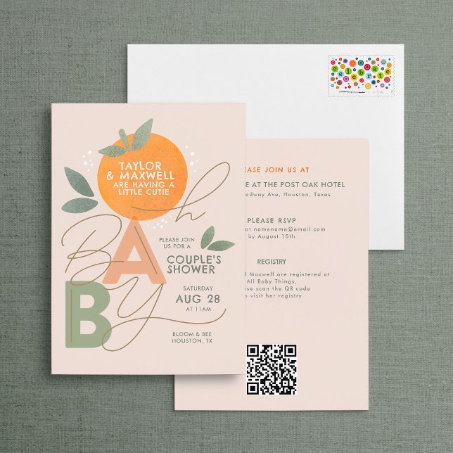 Oh Pequeña Invitación De Baby Shower (Subido por el creador)