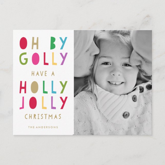 Oh Por Golly | Postal de Navidad (Anverso)