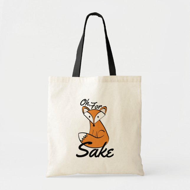 Oh, Por La Bolsa De Tote De Fox Sake (Frente)