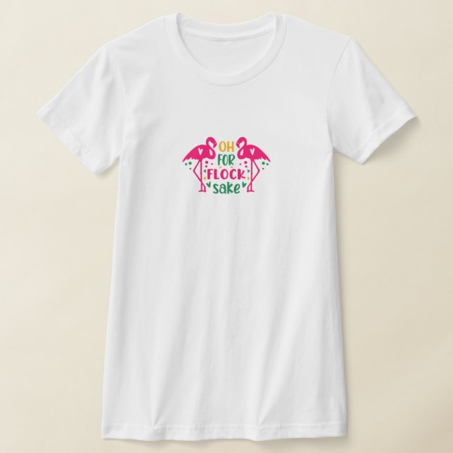 Oh por la camiseta flamingo por el sake del rebaño (Distribución)