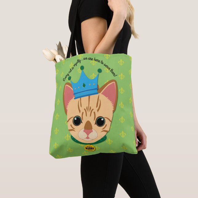 ¡Oh príncipe Harry Kitten! La bolsa de asas (Detalle)