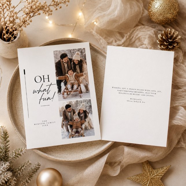 Oh Qué Diversión Escritura Navidad Dos Foto  (Subido por el creador)