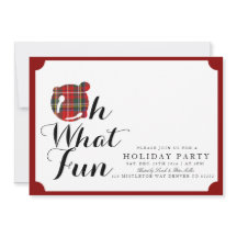 Oh Qué Diversión | Invitación de Fiesta Navideña