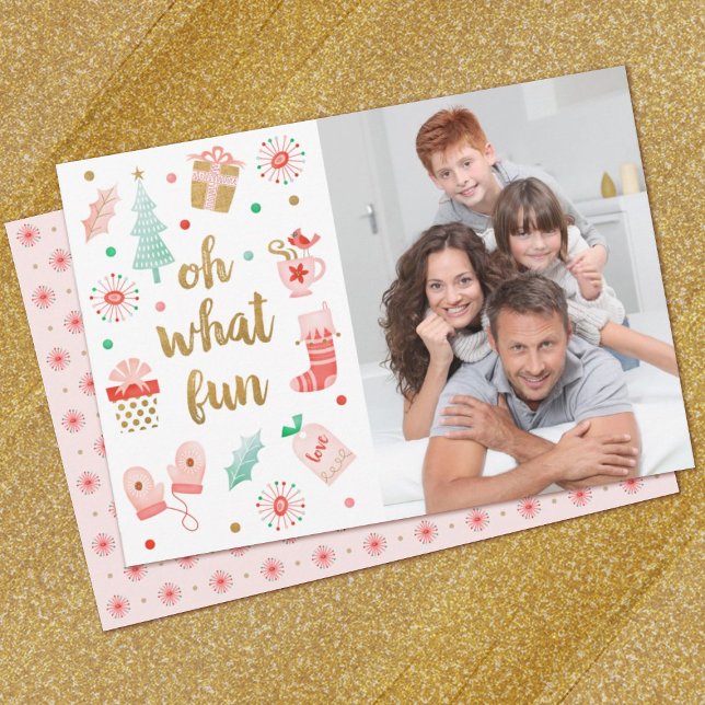 Oh Qué Divertida Familia Tarjeta de Fotografía de  (Subido por el creador)
