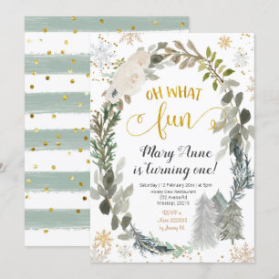 Oh Qué Divertida Invitación de Cumpleaños a los Fo