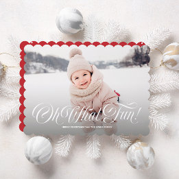 Oh qué divertido lindo tres foto Feliz Navidad