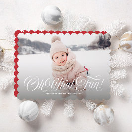 Oh qué divertido lindo tres foto Feliz Navidad