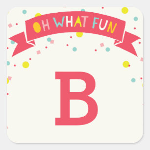 Oh Qué Dulce Dulce Chica Confetti Pegatina de cump