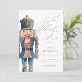 Oh Qué Fun Nutcracker Invitación a Cumpleaños