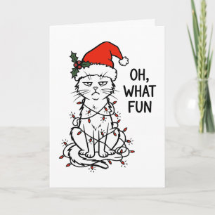 Oh Qué Gato Divertido Navidad