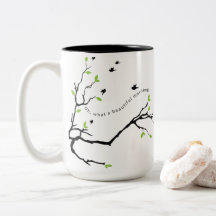 Oh, qué hermosa taza matutina