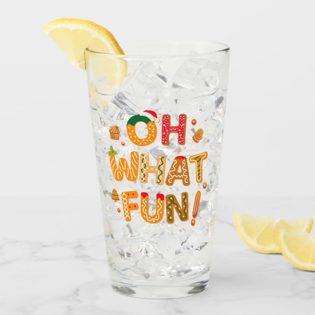 Oh Qué Navidades divertidos Cookies Gingerbread (Anverso (hielo))