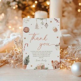 Oh Qué Navidades Divertidos Cumpleaños Tarjeta de