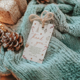 Oh Qué Navidades divertidos etiqueta de regalo de