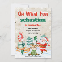 Oh Qué Navidades Divertidos Invitación a la fiesta