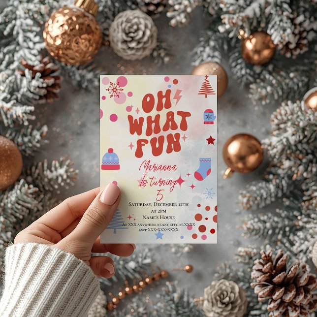 Oh Qué Navidades Divertidos Invitación a la fiesta (Subido por el creador)