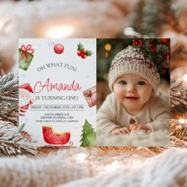 Oh Qué Navidades Divertidos Invitación Fotográfica