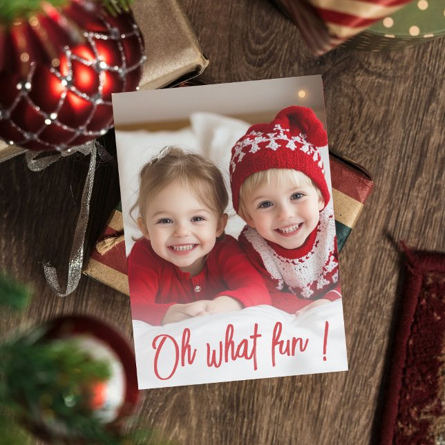Oh Qué Tarjeta De Navidades Rojos Divertidos | Fes (Subido por el creador)