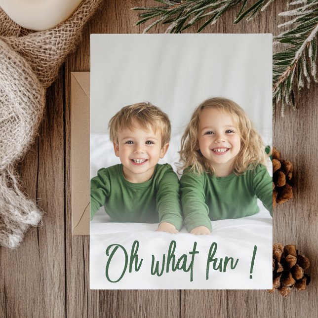 Oh Qué Tarjeta De Navidades Verdes Divertidos | Fe (Subido por el creador)